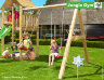 Детский игровой городок Jungle Gym Barn + Swing Module Xtra