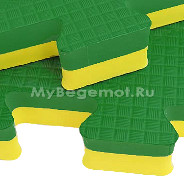 Мягкие модульные плитки-пазлы 100х100x2.0 см. 45 Shore.